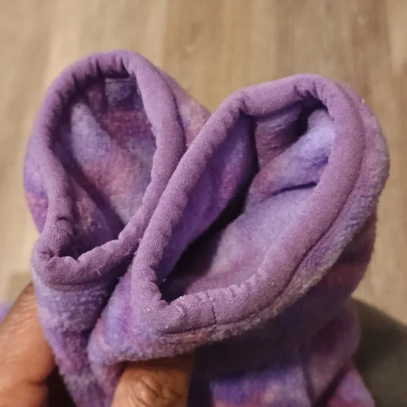 Columbia Full Zip Full Onepiece Bodysuit fleece bunting Tie Dye Pink & Purple - Picture 7 of 13